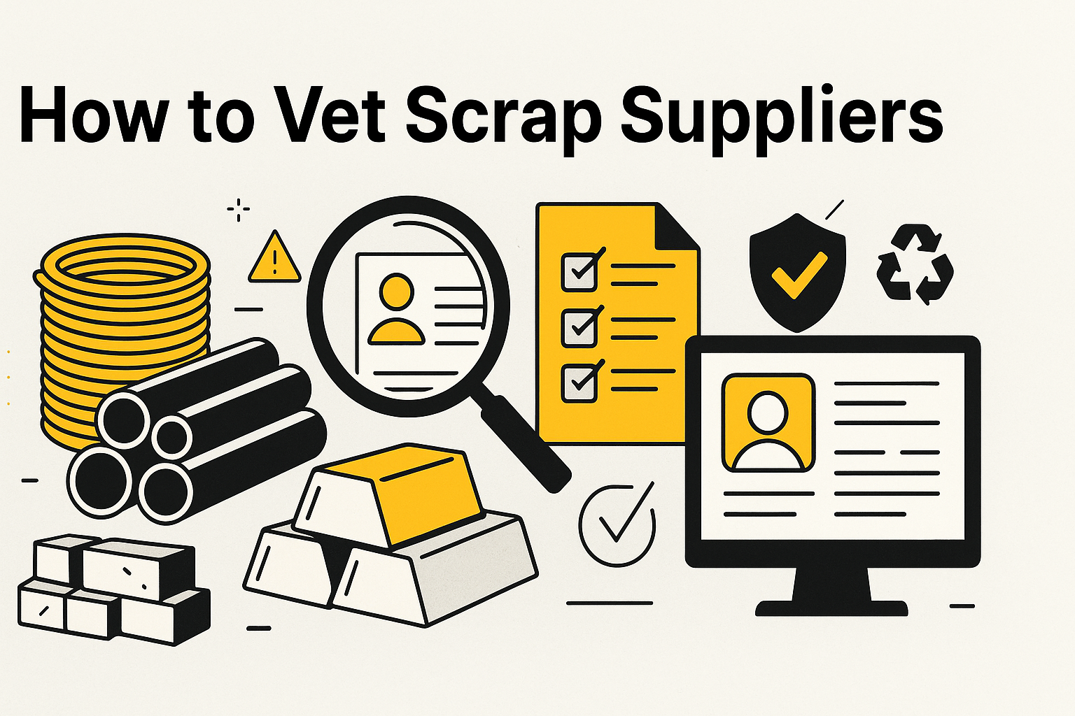 How to verify scrap suppliers and avoid fraud